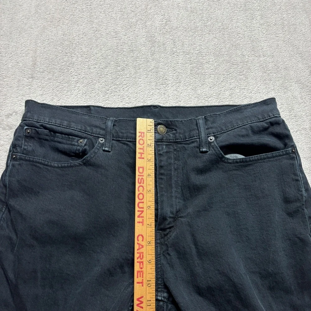Levis 511 Slim Straight Jeans Mens 36x30 (Fits 36x29) Black‎ Denim Stretch